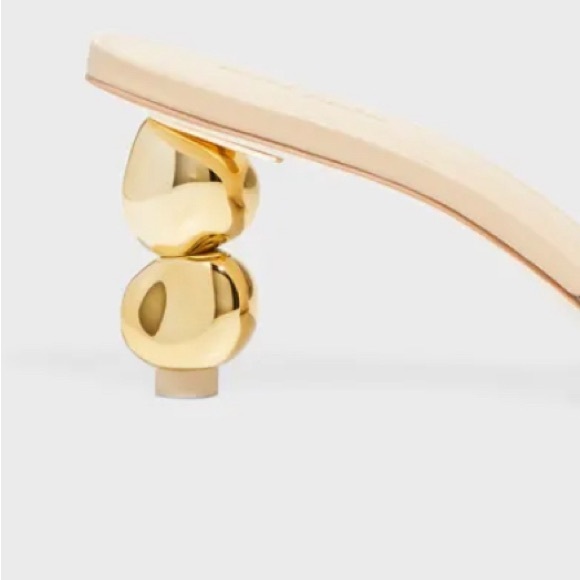 Cult Gaia Gigi Nude Slide Sandals - Picture 8 of 13